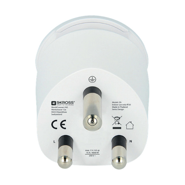 Adapter Universal SKROSS Combo World to South Africa 1.0 - Bardhë 3