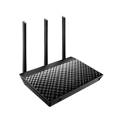 ASUS, RT-AC1900U, Ruter, Wi-Fi 5, AC1900, Dual-Band, 1× Gigabit WAN + 4× Gigabit LAN, AiMesh, 1× USB 3.0 + 1× USB 2.0, Zi 2