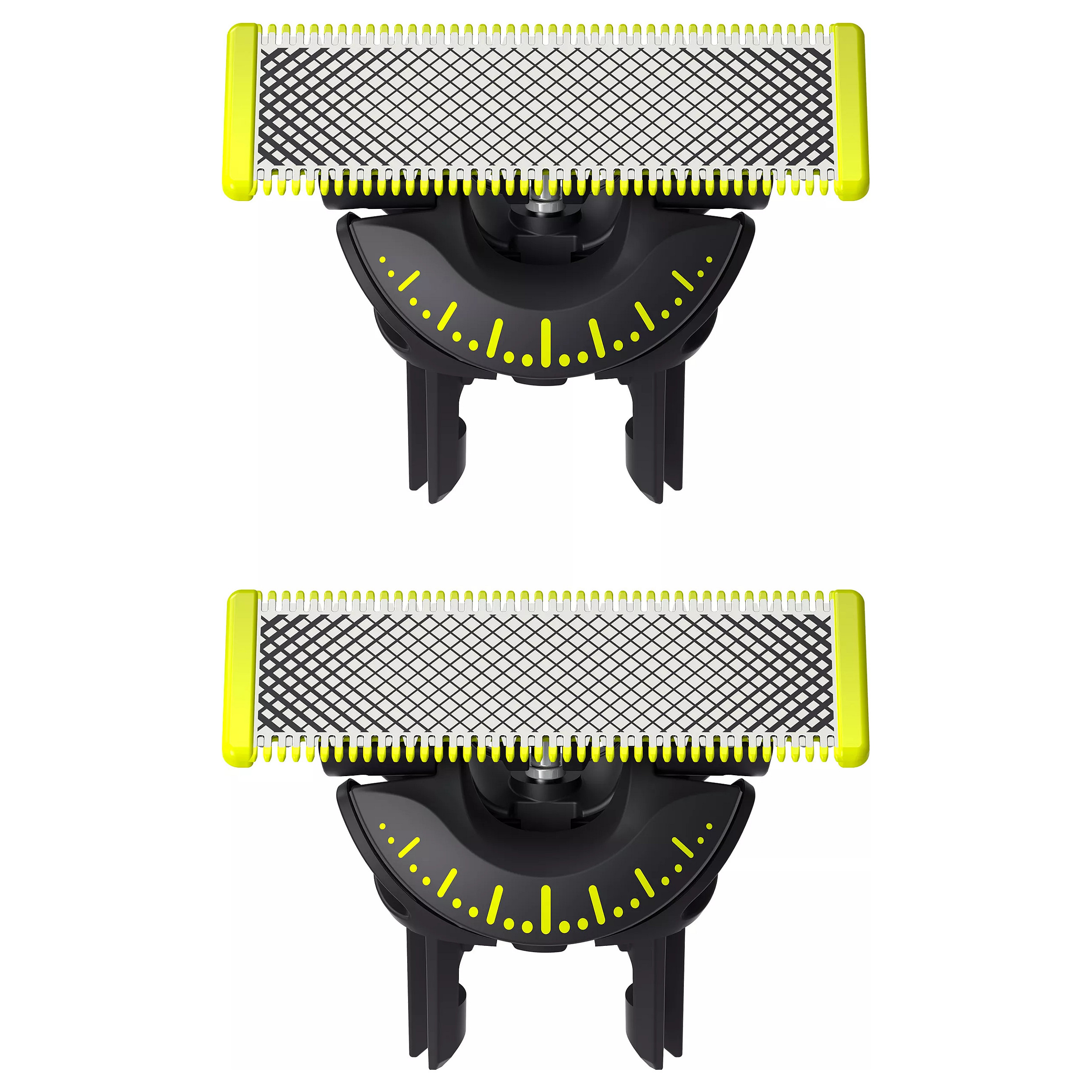 Teh zëvendësues për makinë rroje Philips OneBlade 360 QP420/50 / 360 Blade / Anti-Friction / Dual Protection / Contour-Following / 2 Copë - Zezë/Argjend/Gjelbër 3