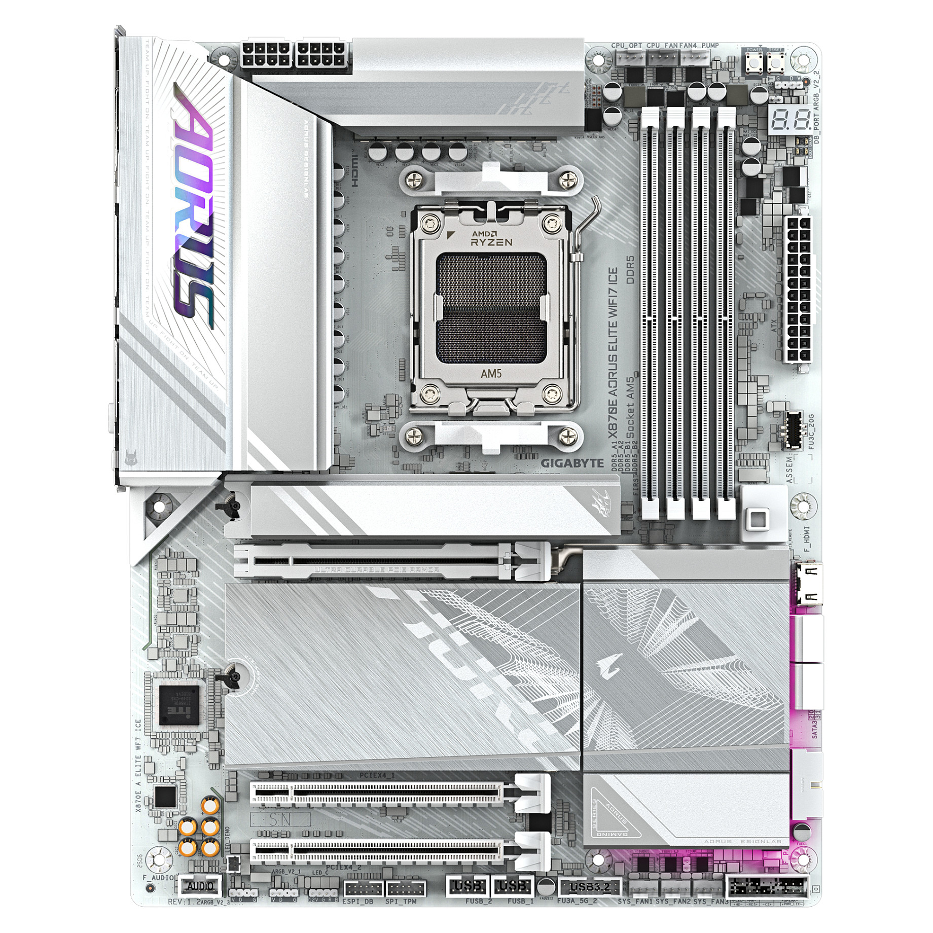 GA-X870E A ELITE WIFI7 ICE (AM5) (D) thumbnail 2