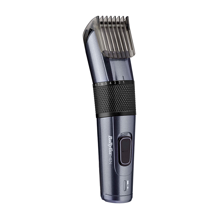 Makinë e rrojës BaByliss Titanium E976E / Carbon Titanium / 26 Pozicione / 0.5–25mm / 60 Min / Me & Pa Kabllo – Zezë/Gri
