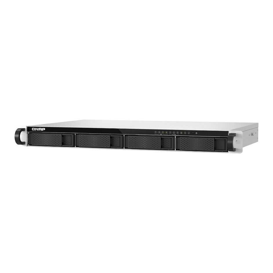 NAS QNAP TS-h765eU-8G, Atom x7405C, 8GB DDR5 ECC, 4 Bay SATA, 3 × M.2 NVMe, 2 × 2.5GbE, 1U Rackmount - Argjend 7