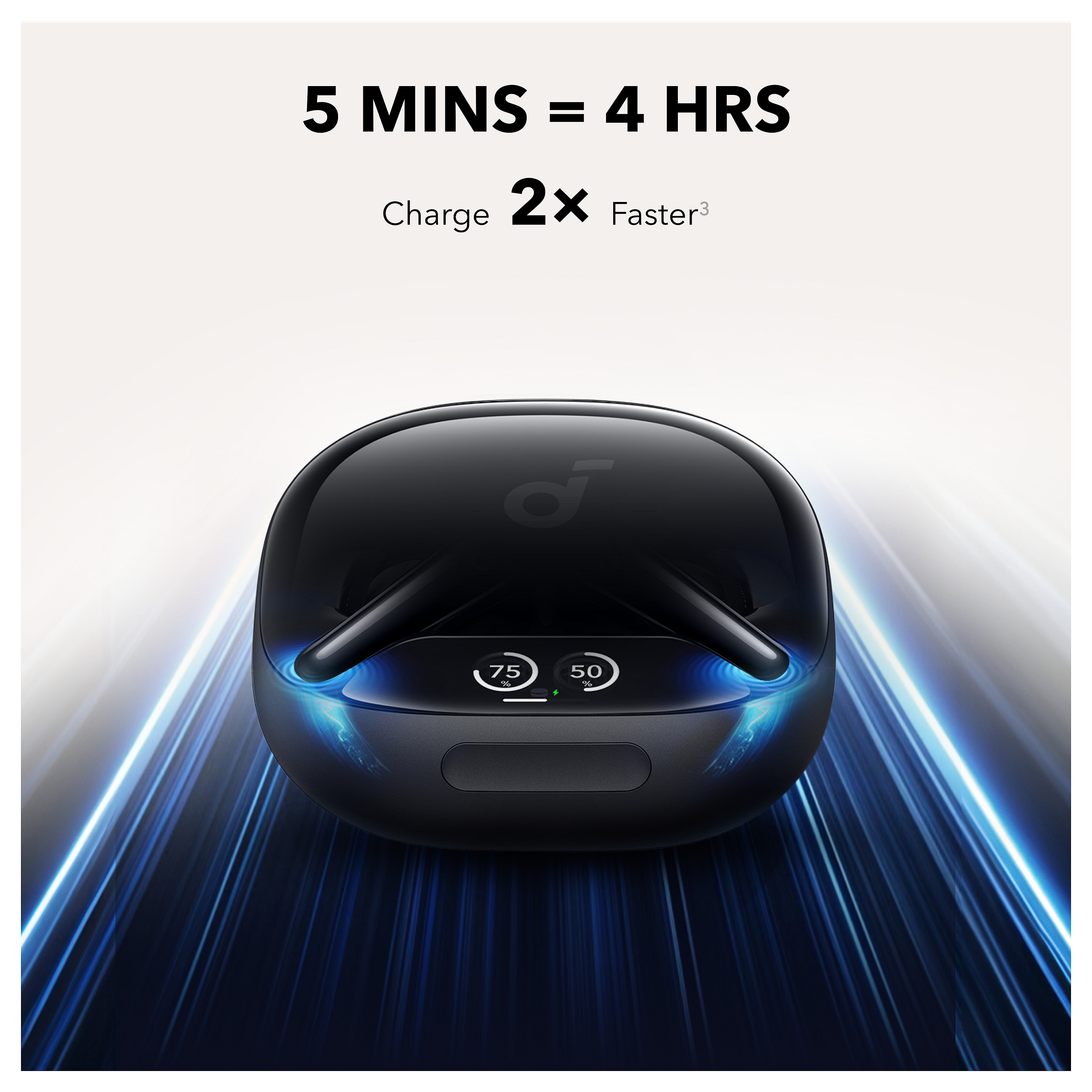 Kufje pa kabllo Soundcore Liberty 4 Pro / TWS / Bluetooth 5.3 / 10.5mm + 4.6mm / ANC / 6 Mikrofona - Zezë 6