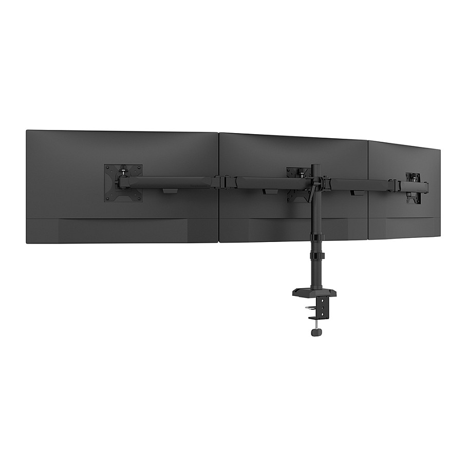 Mbajtëse për Monitor Neomounts DS60-600BL3 / 3 Monitorë / 10–27" / deri 6kg për Monitor / VESA 75x75 & 100x100 / Full Motion - Zezë 5
