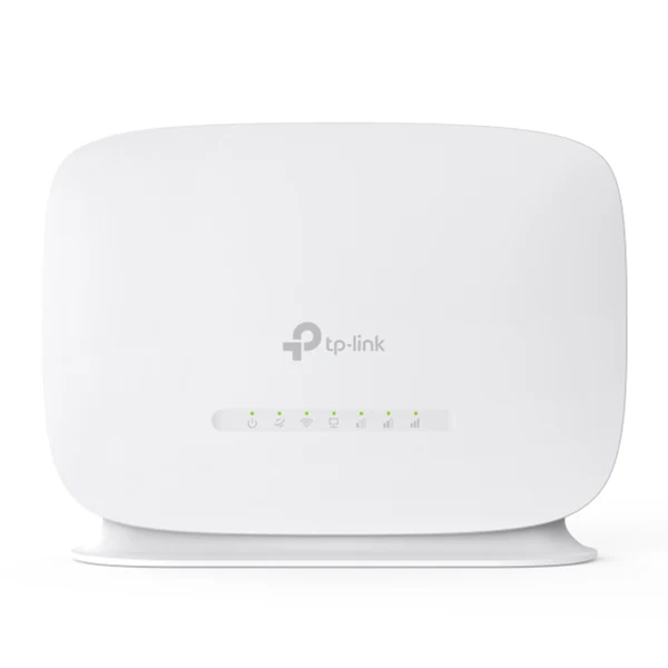 TP-Link TL-MR105 – Router 4G LTE Cat4, Wi-Fi 4 N300, 2.4GHz, 150Mbps 4G, 1× LAN + 1× LAN/WAN, Nano SIM, E bardhë