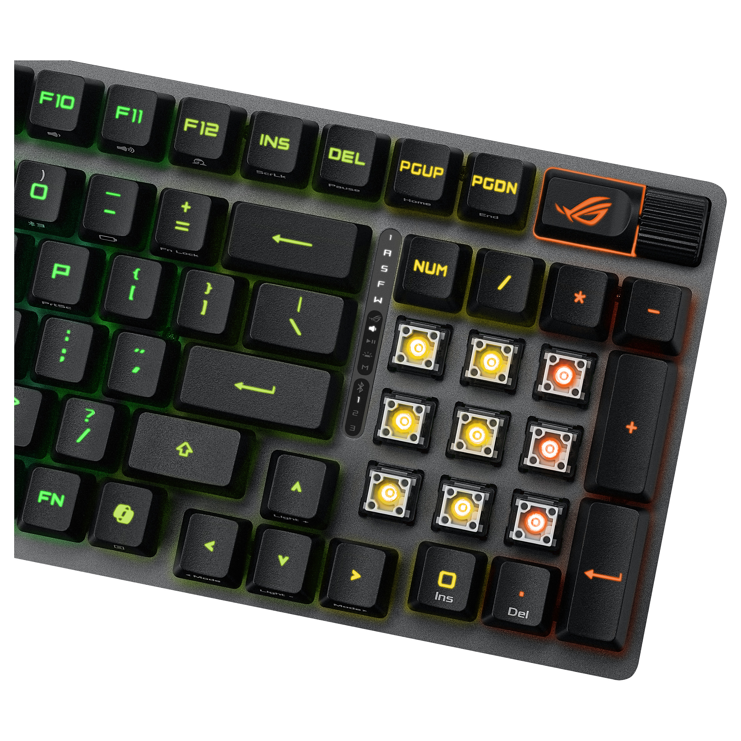 Tastierë Gaming ASUS ROG Strix Scope II 96 RX / Mekanike / Optical Switch (ROG RX Red) / Wired&Wireless / USB-C + Bluetooth+ RF 2.4GHz / Francez – Zezë 10
