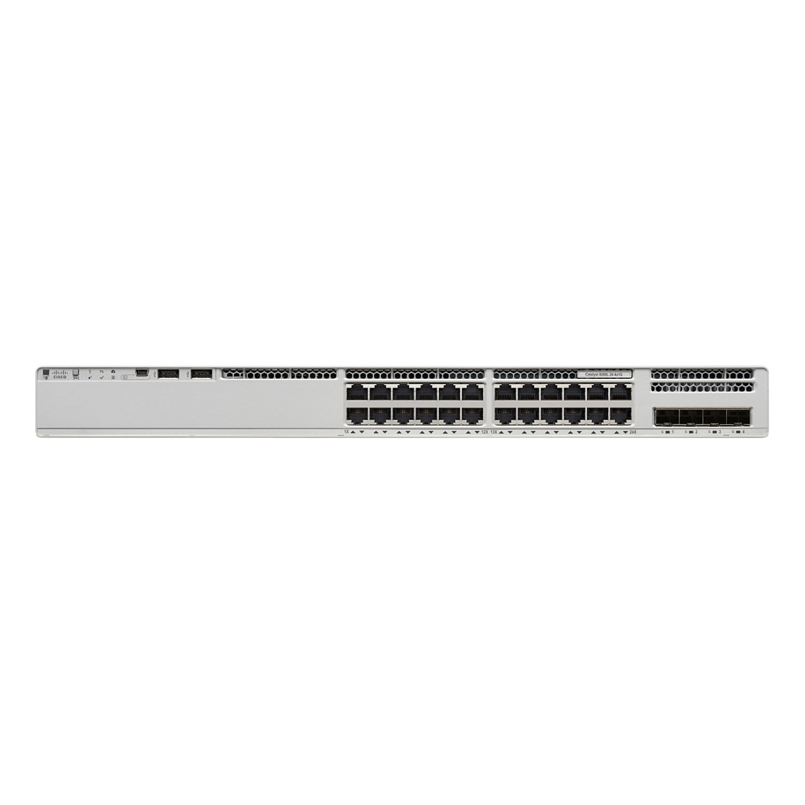 Cisco Catalyst C9200L-24T-4G-E 24-Port Gigabit Data Managed Switch with 4x1G SFP Uplinks, StackWise-80 & Network Essentials License
