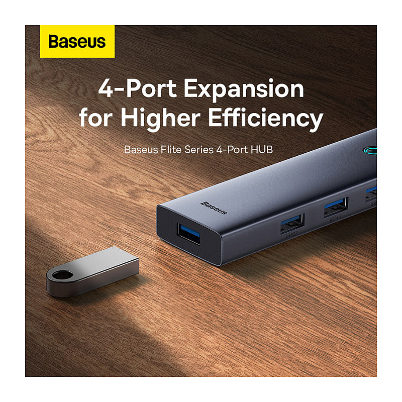 Hub USB Baseus 11 in 1, 2x HDMI 4K DP, RJ45, PD 100W, gri 5