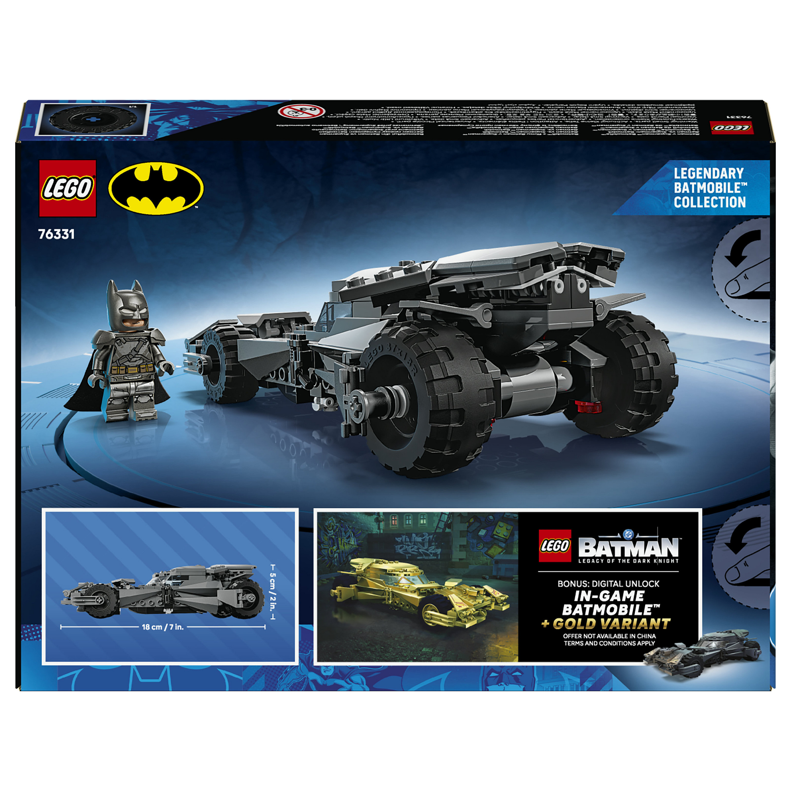 LEGO Batman v Superman™ Batmobile™ 76331 thumbnail 6