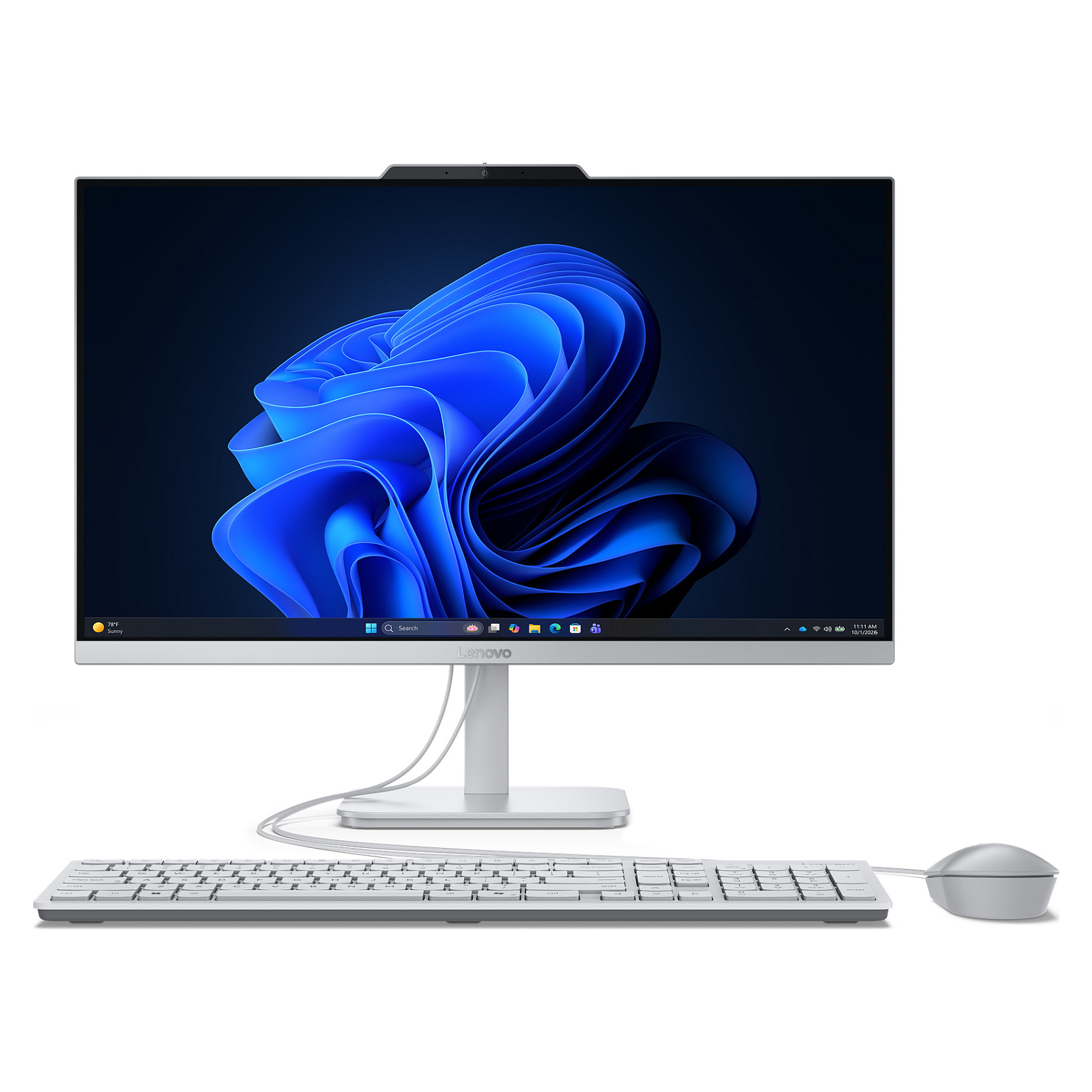 AIO Lenovo IdeaCentre A105 24, Ryzen 5 40, 16GB LPDDR5, 512GB, 23.8" FHD IPS, Radeon 610M, Tastierë & Maus - Hiri
