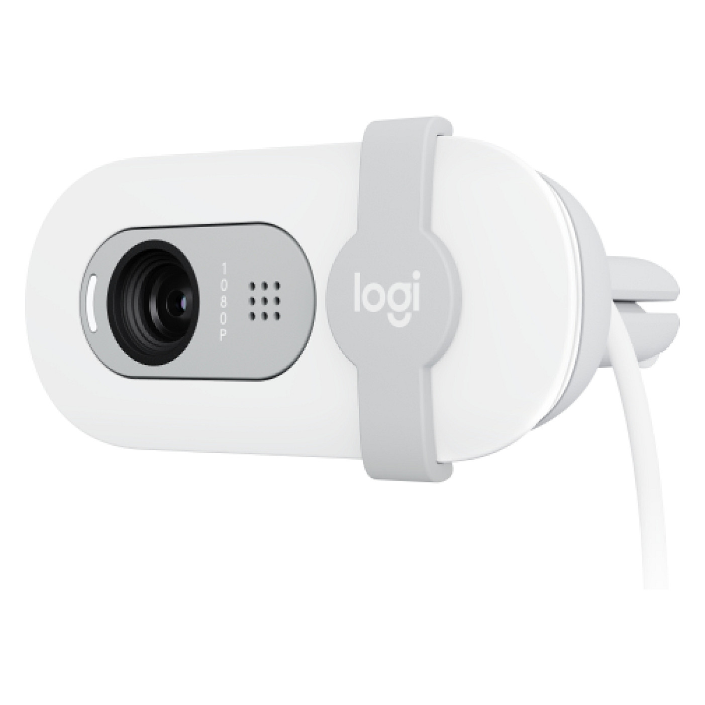 Logitech Brio 100 Webcam – 2MP, Full HD 1080p, USB, Audio, e Bardhë 2