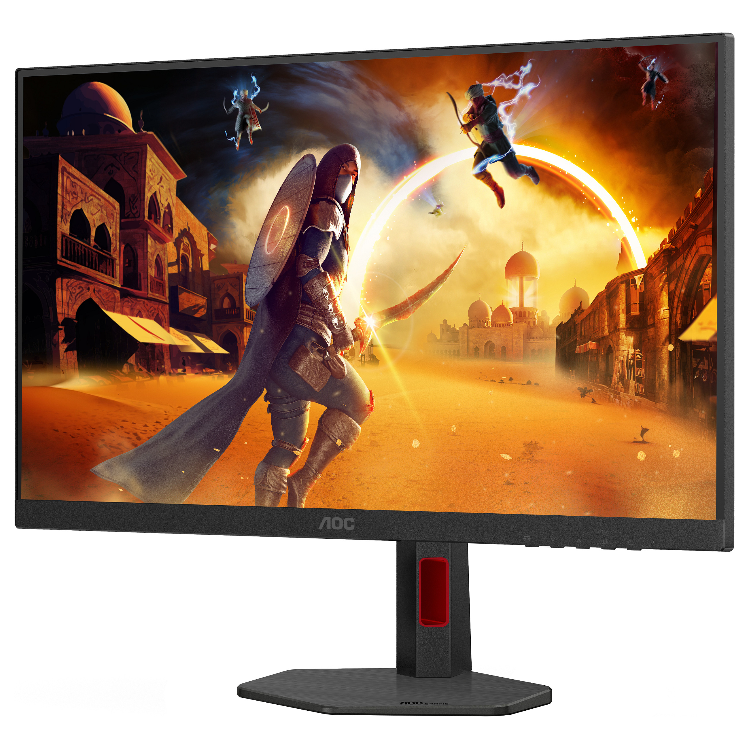Monitor Gaming AOC 27G4ZR, 27", Full HD Fast IPS, 240Hz, 1ms, HDR10, HDMI + DisplayPort - Zezë/Kuqe 5