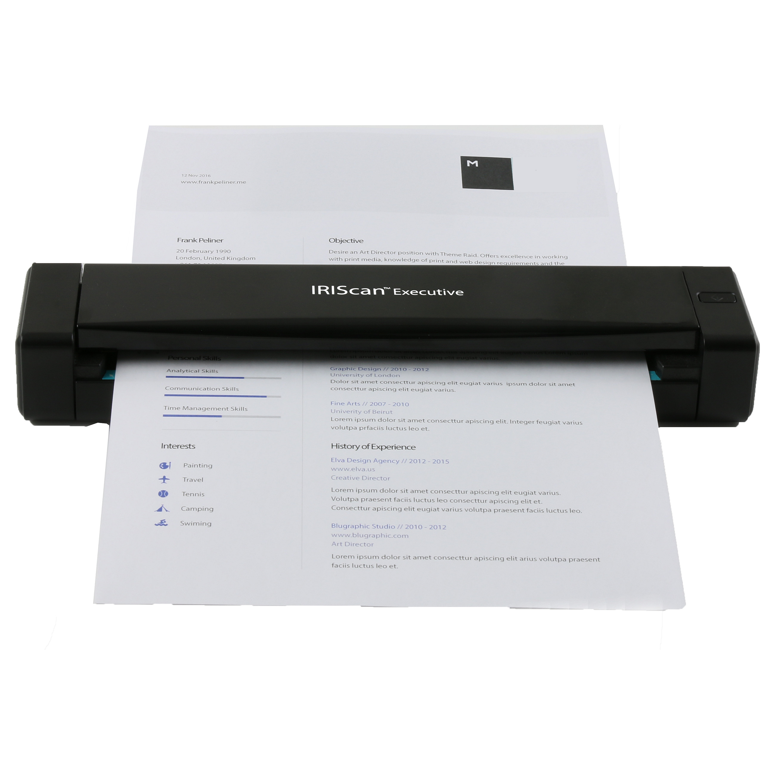 Skaner IRIS Scan Executive 4 Duplex / Win. 600dpi - Zezë thumbnail 2