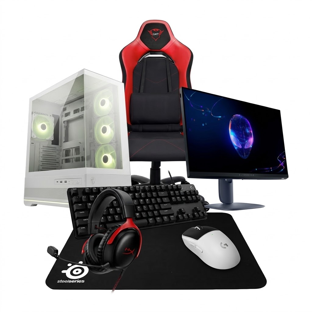 STARBUNDLE SERIES X10, Ryzen 7 5700X, 16GB(2x8GB) DDR4, 500GB, RTX 5050 8GB, DeepCool Case CC360 + Monitor Dell MN SE2426HG, 24", Full HD IPS, 240Hz, 5ms, HDMI+DP 5