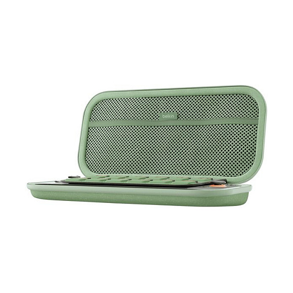 Case për Konsolë Gaming Belkin, Nintendo Switch 2, Rezistent ndaj Ujit dhe Goditjeve, Xhep për Kartela Lojërash, Mbajtëse për AirTag – Gjelbër 7