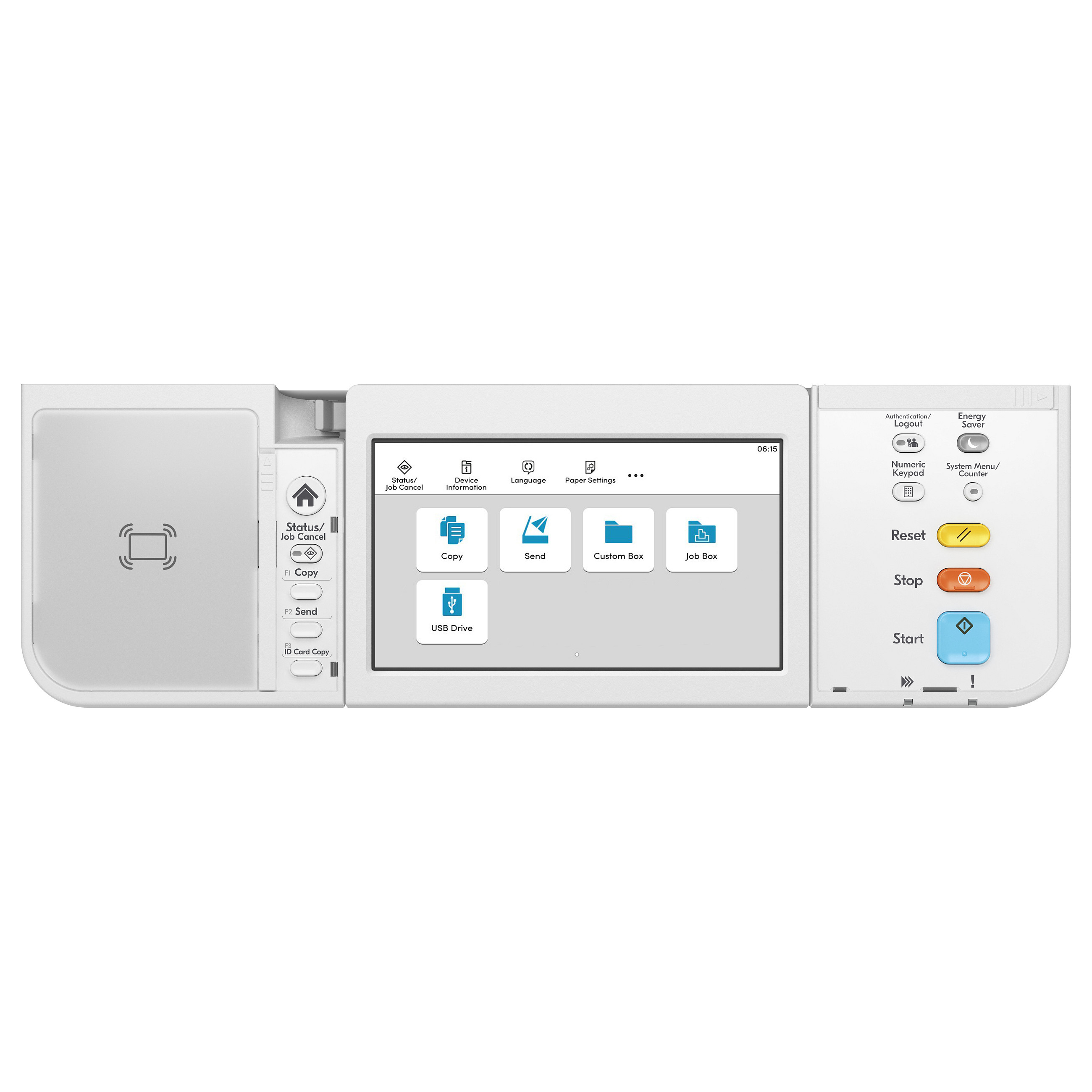 Printer Multifunksional Kyocera ECOSYS MA4500ix 3in1 / 45ppm - Bardhë/Zezë thumbnail 5