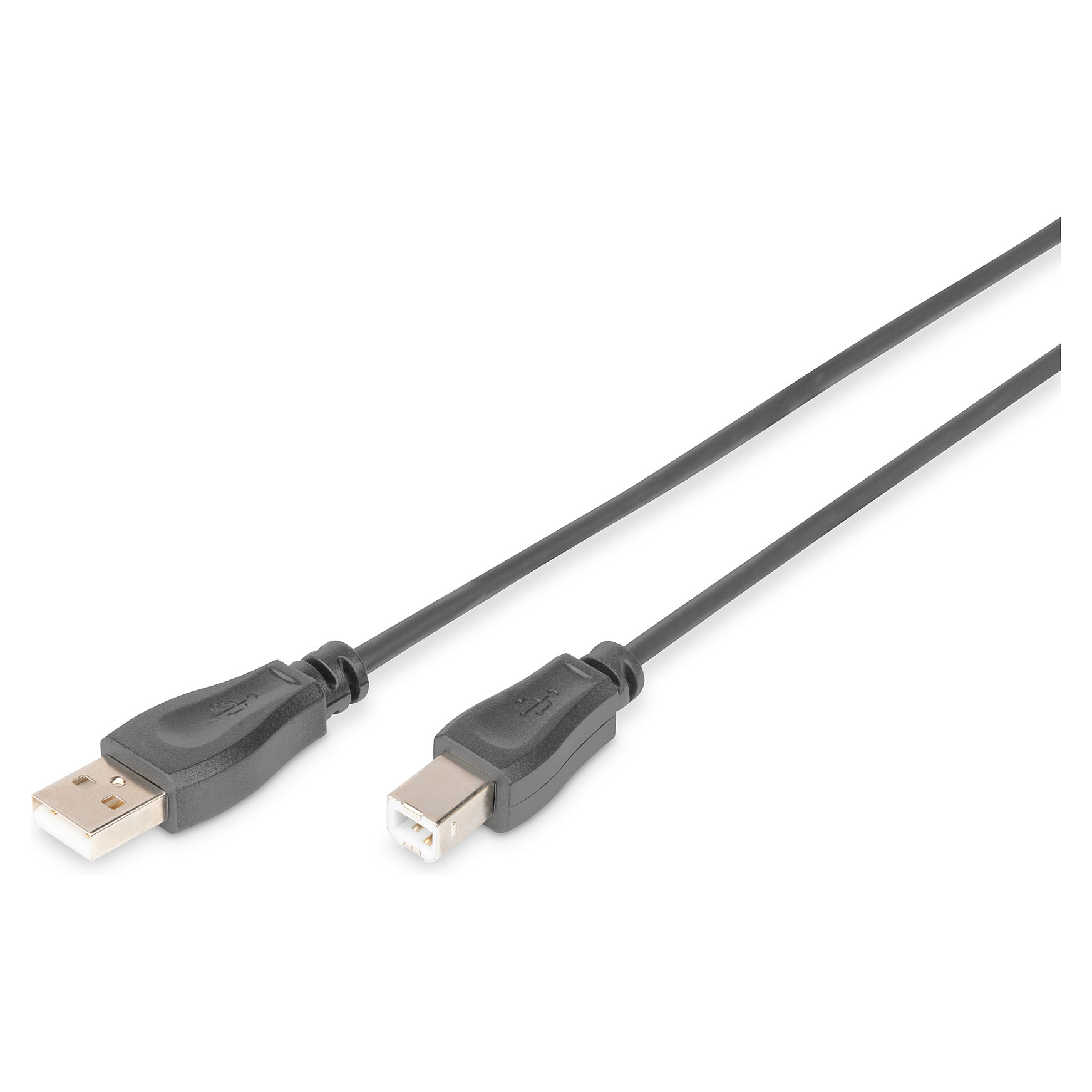 Kabllo USB DIGITUS USB 2.0 Type‑A → Type‑B / 3 m – Zezë