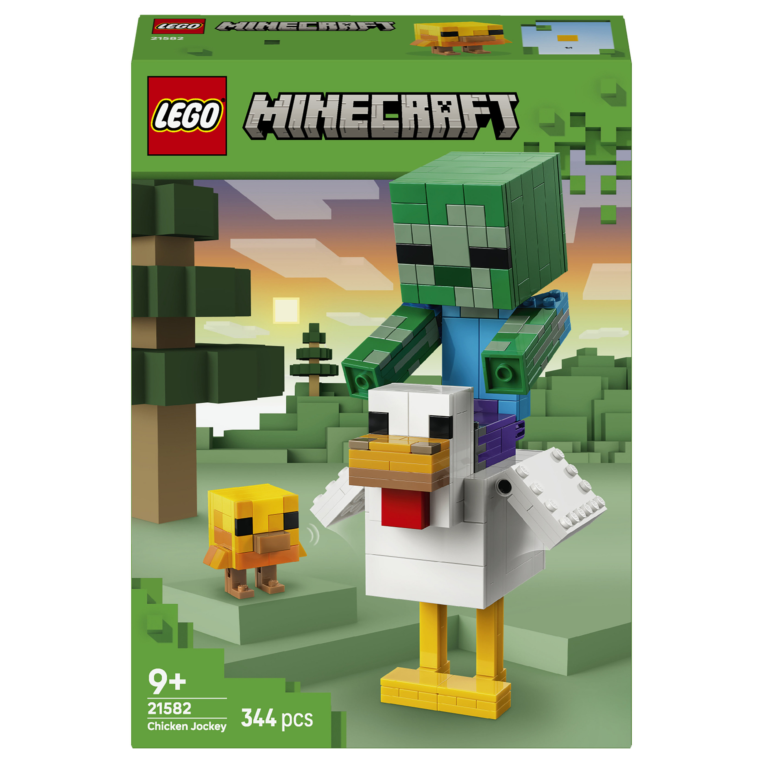 LEGO Minecraft Chicken Jockey 21582, 344 Pieces | Startech24