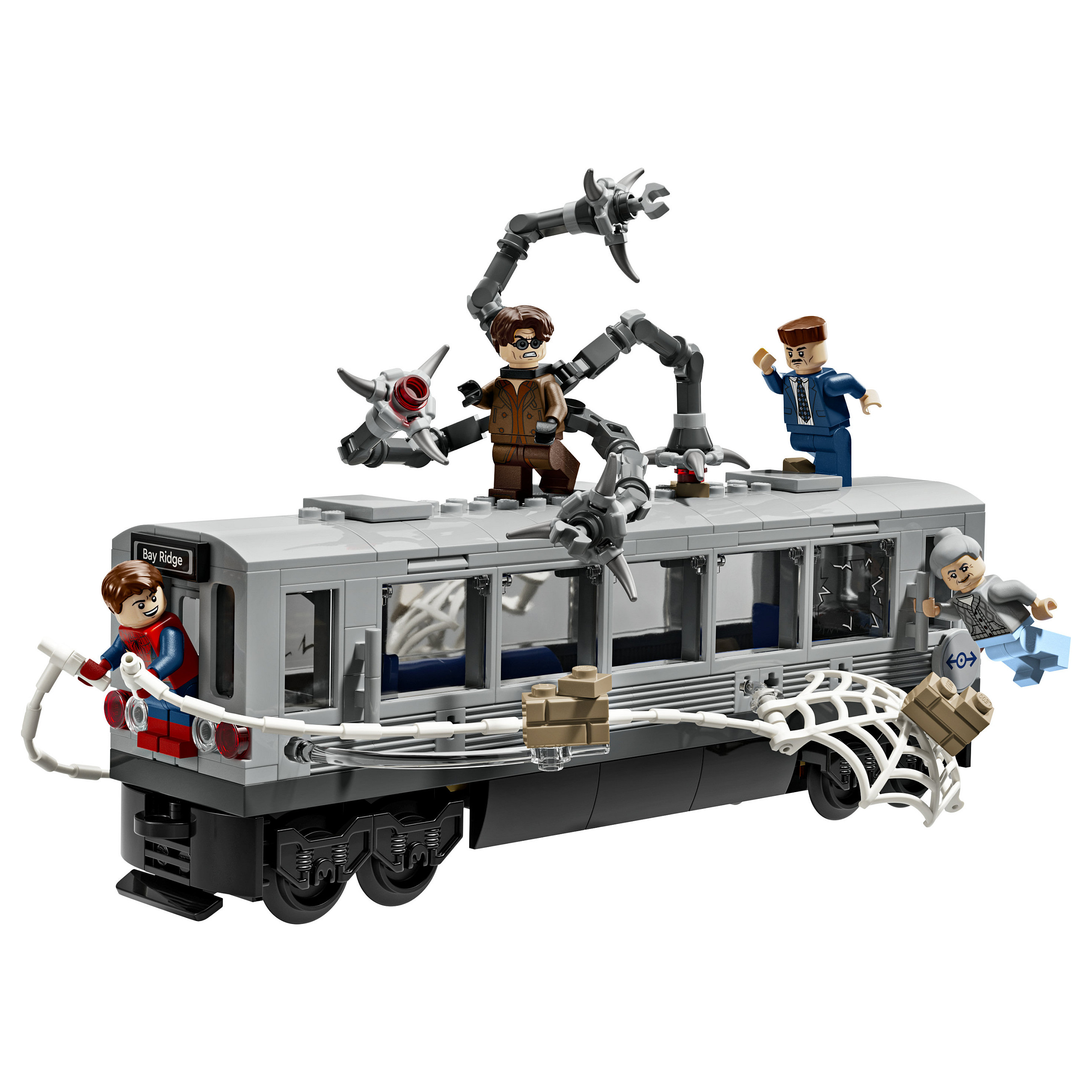 LEGO Spider-Man vs. Doc Ock Subway Train Scene thumbnail 5