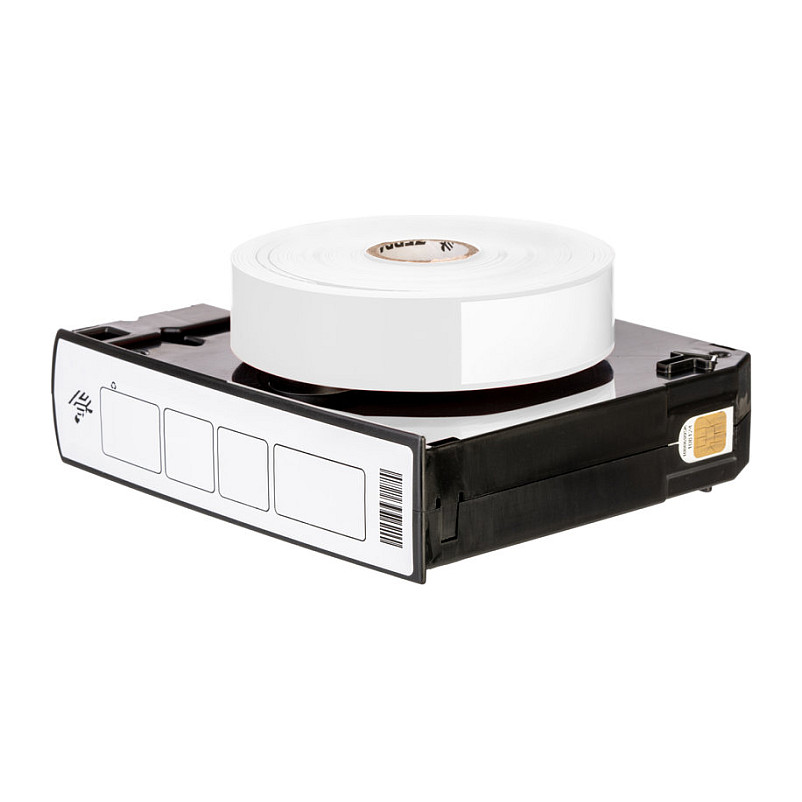 Shirit për printer etiketash Zebra 04800CT11007, rrëshirë, 110 mm × 74 m, 6 copë, për ZD420c dhe ZD420c-HC - Zezë 5