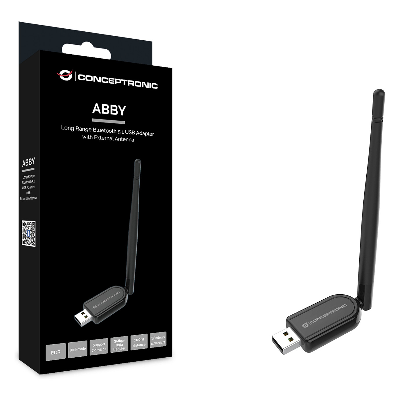 Adapter Conceptronic Bluetooth 5.1 Nano USB Adapter / 100m Range – Zezë thumbnail 3