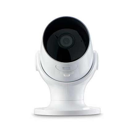 Kamerë Sigurie IP CCTV Hama 176645, 1080p, 110°, Wi-Fi, Night Vision, Detektim Lëvizjeje, Audio, MicroSD 128GB, IP65 - Bardhë