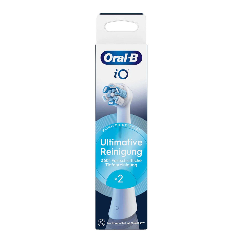 Koka zëvendësuese për furçë elektrike Oral-B iO Ultimate Clean / 2 copë / Deep Cleaning – Bardhë 9