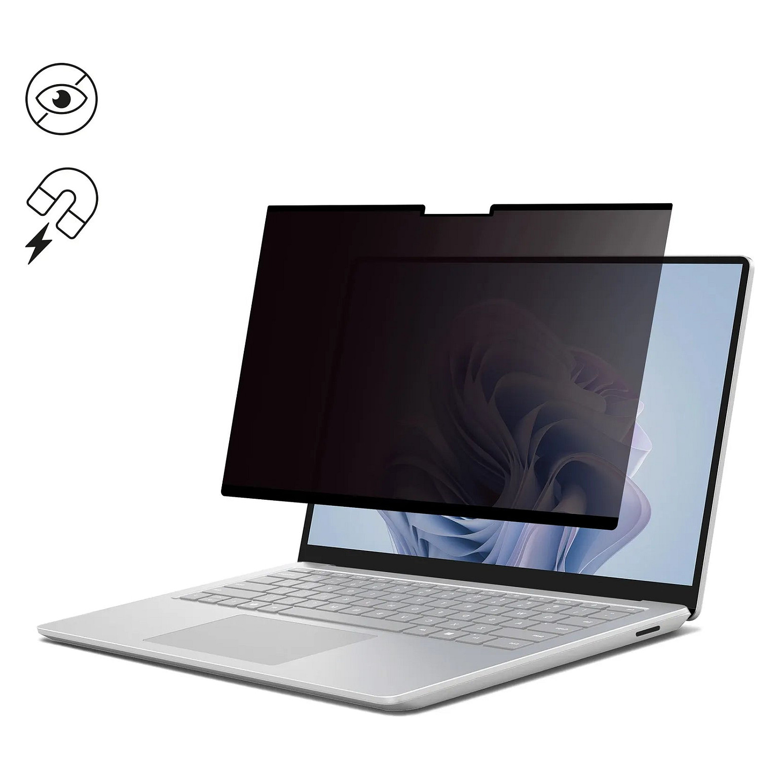 Mbrojtëse Privatësie DICOTA D80100-2MG, 24 inç, magnetike, 2-Way, për Apple iMac 2021 – Zezë 5