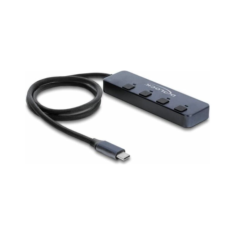 Hub USB-C DeLOCK, 2x USB-A, 2x USB-C, 5Gbps, PD 100W - Hiri 4