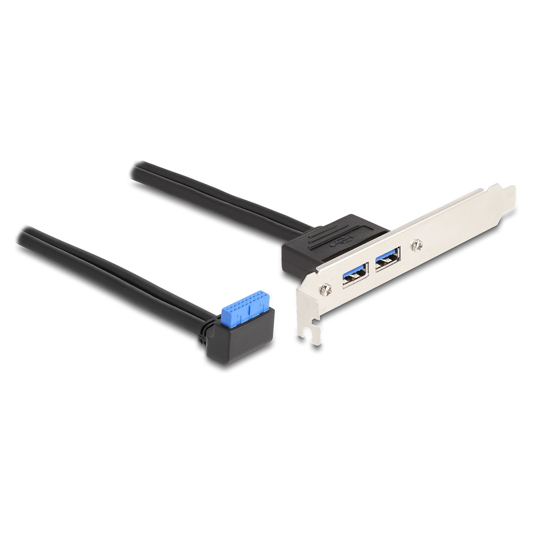 Kabllo USB DeLOCK 83898, USB-A në Micro-B, 1 m, USB 2.0 – Transparente 9