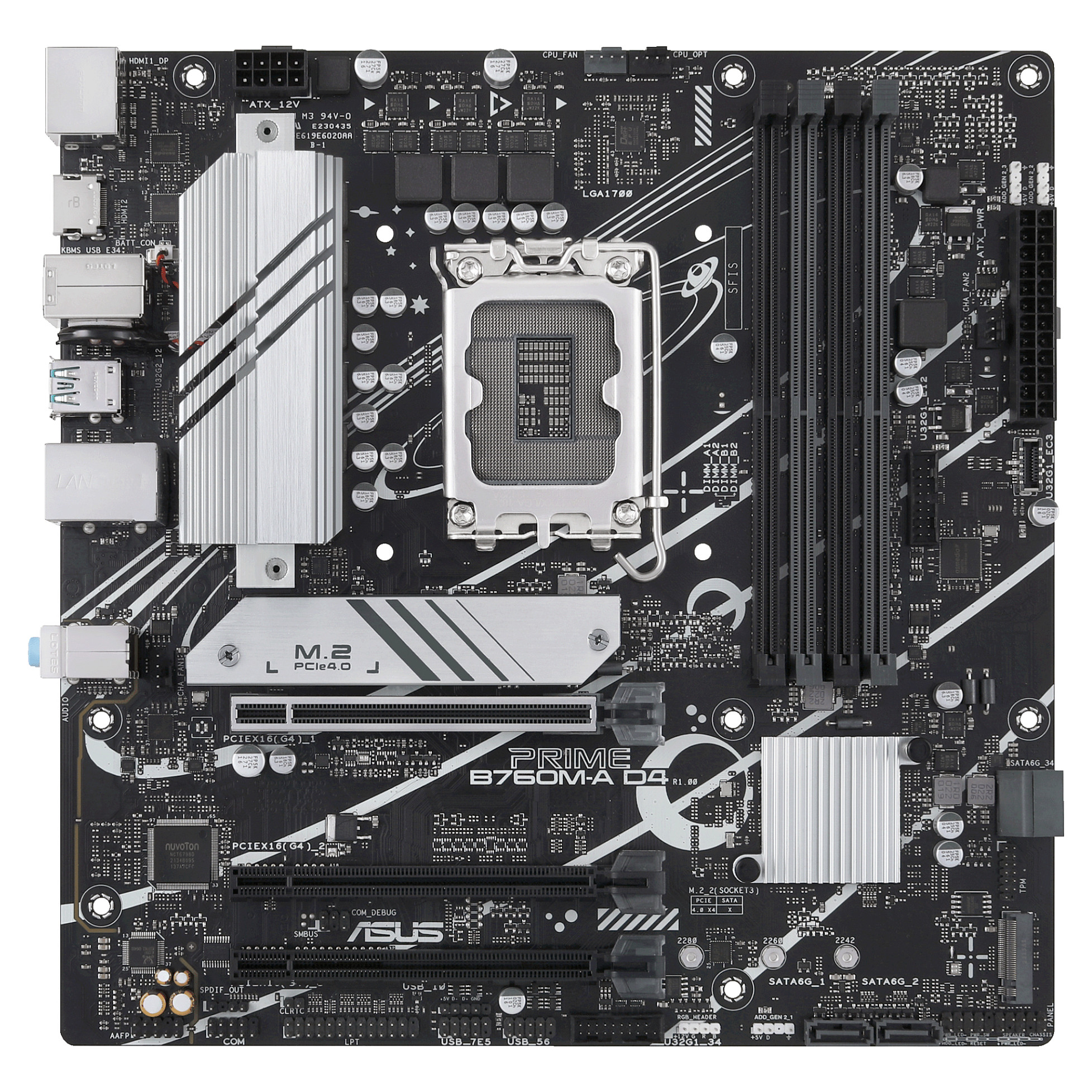 Pllakë amë Intel 1700 ASUS PRIME B760M-A-CSM DDR4