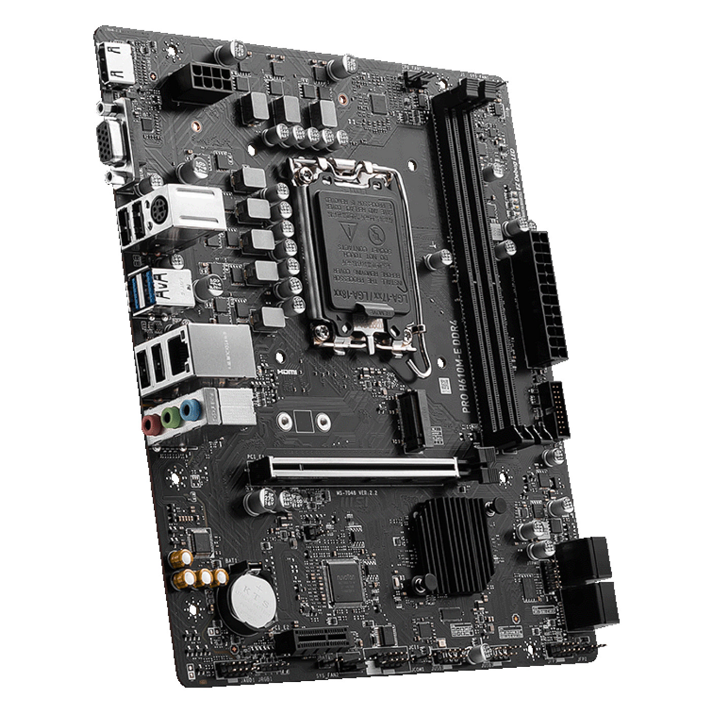 Pllakë Amë MB Intel MSI 1700 H610M-E PRO mATX D4 thumbnail 4