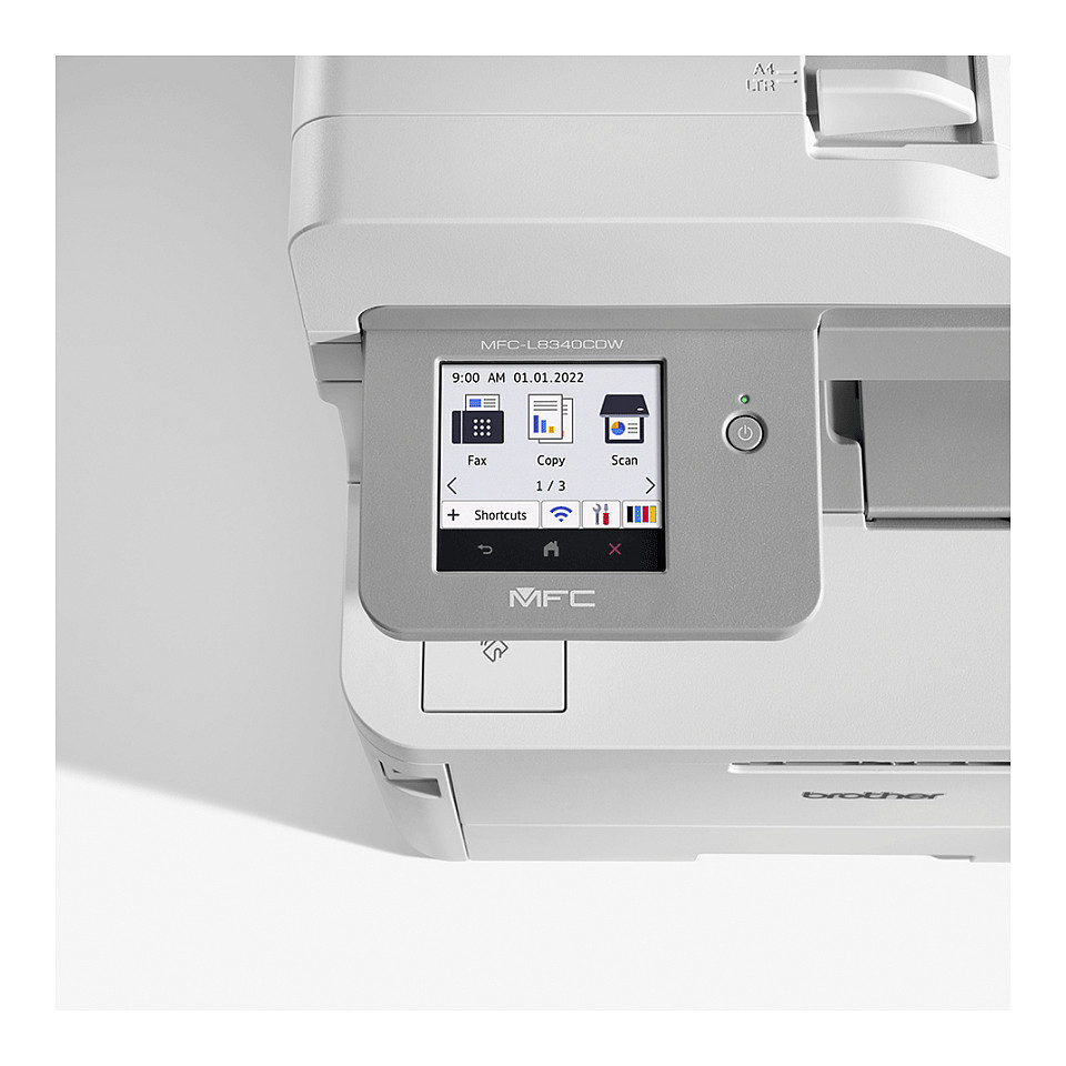 Printer Multifunksional Brother MFC-L8340CDW Color-LED / Duplex - Bardhë thumbnail 4