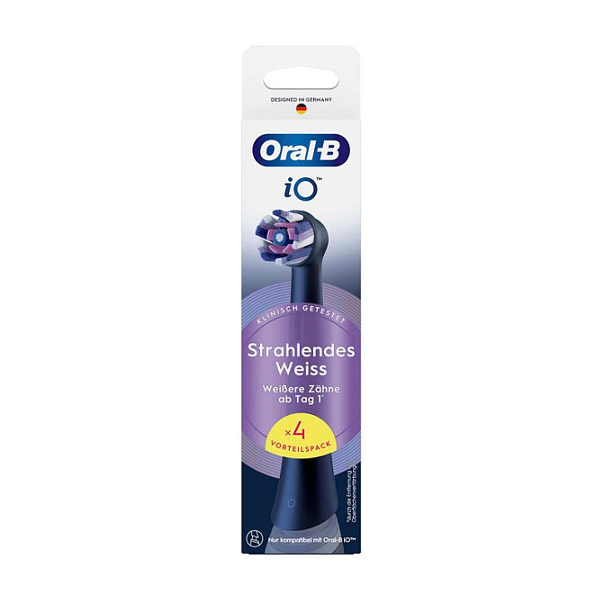 Koka zëvendësuese Oral-B iO Strahlendes Weiss, 4 copë - Zezë 2