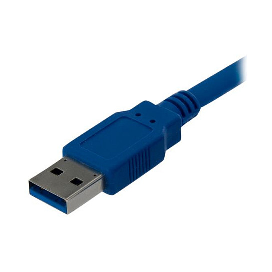 Kabllo USB StarTech.com USB3SAB1M, USB 3.0, USB-A Mashkull në USB-B Mashkull, 5Gbps, 1m - Blu 3