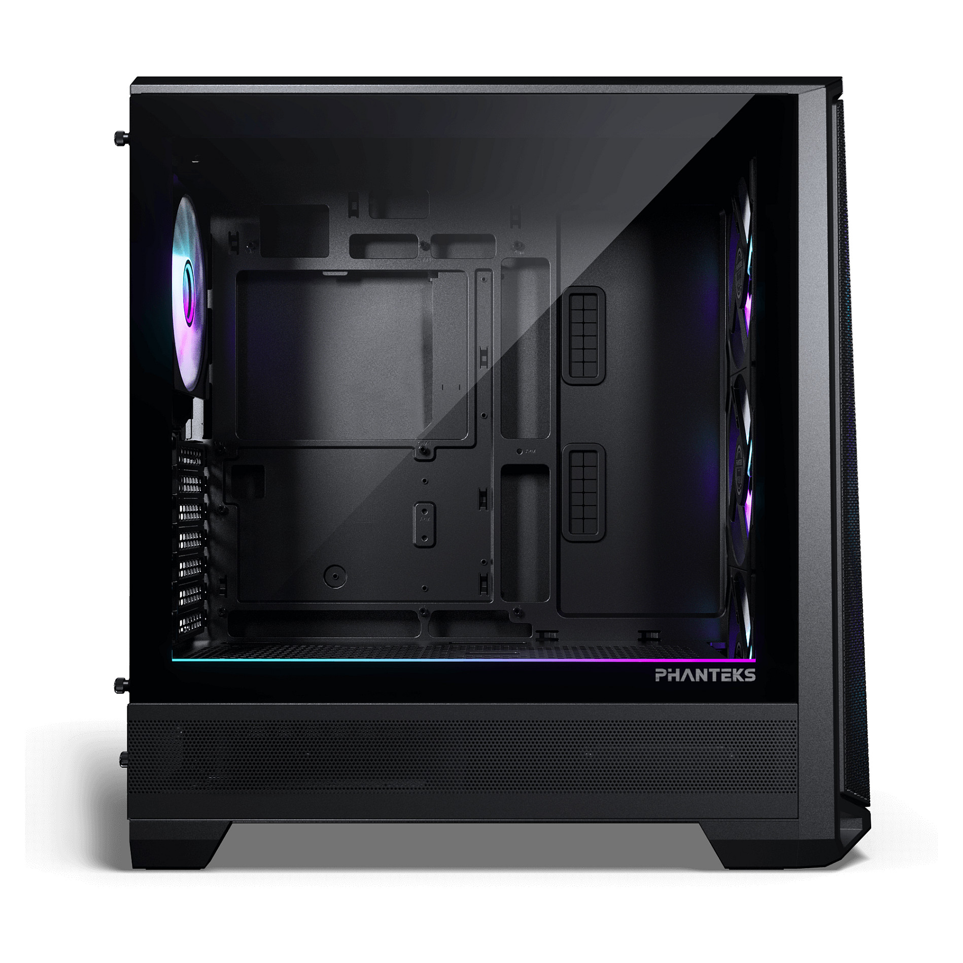 Kasë Phanteks Eclipse G400A / Midi Tower / E-ATX / 4x 140mm D-RGB Fan / Tempered Glass - Zezë
