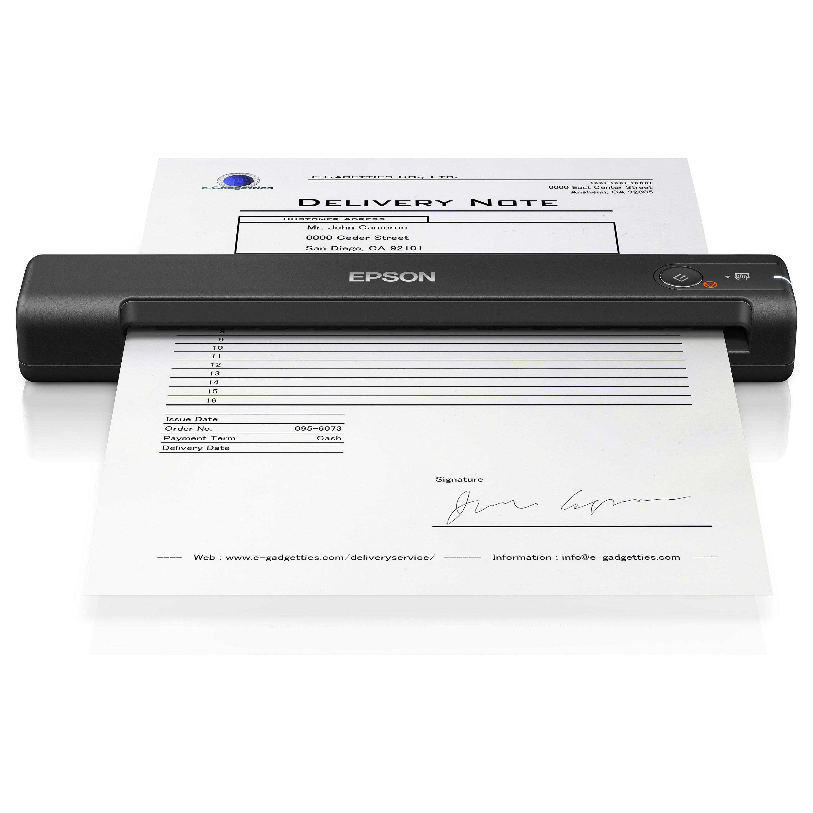 Skaner EPSON WorkForce ES-50 Mobile thumbnail 2