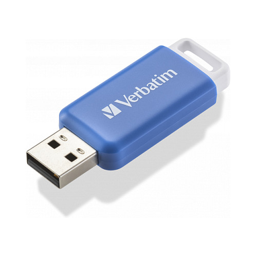 USB Flash Drive Verbatim DataBar, 64GB, USB 2.0 - Blu