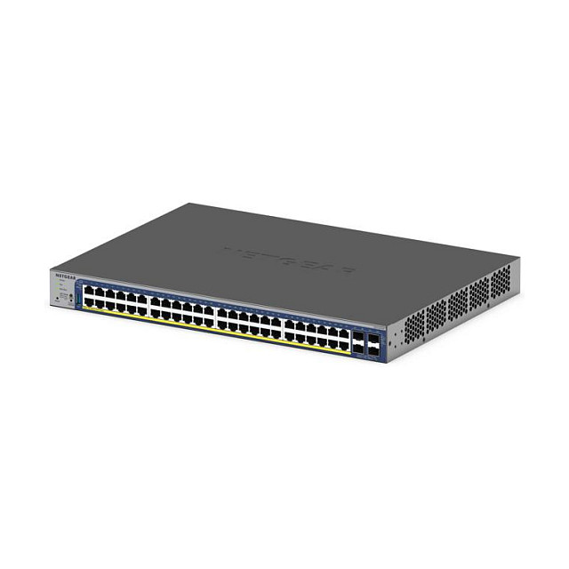 NETGEAR GS752TXP-300EUS 48-Port Gigabit Smart Managed Switch with 4x 10G SFP+ Uplink | PoE+ 380W Stackable Enterprise Network Switch thumbnail 3