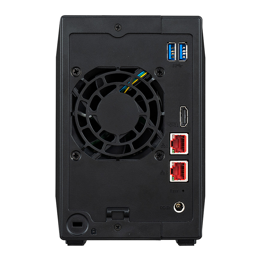 ASUSTOR Nimbustor 2 Gen2 AS5402T 2-Bay Desktop NAS Server – Intel Celeron N5105, 4GB DDR4, Dual 2.5GbE, 4x M.2 NVMe, HDMI 4K 6