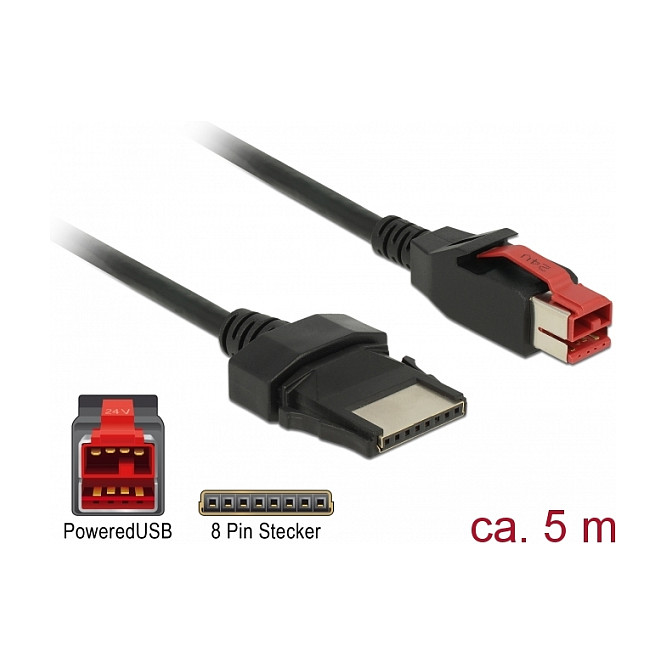 Kabllo Y dhe Adapter për Furnizim me Energji Insta360 për Wave, CINSBBCB-08 - Zezë 3