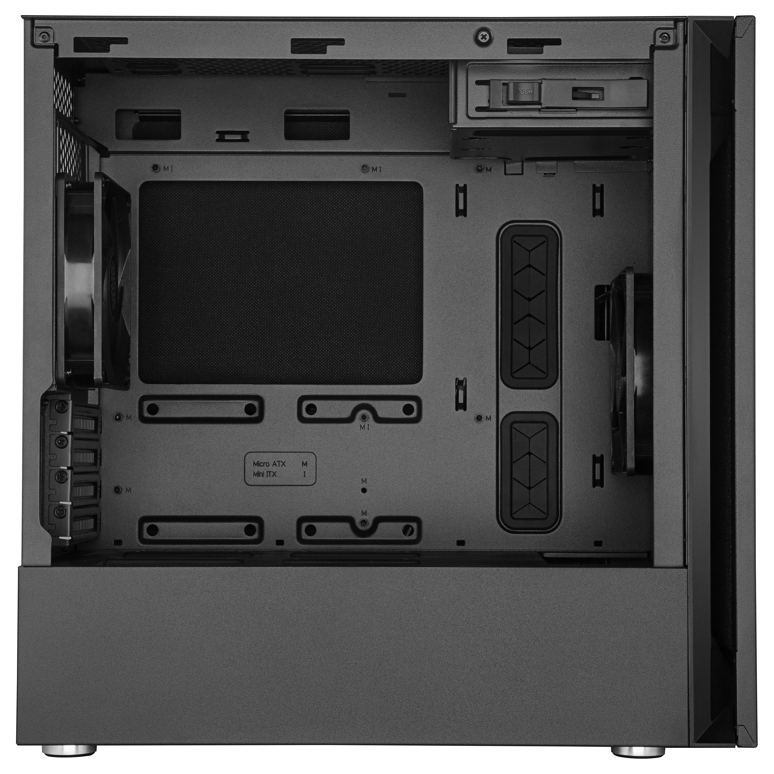 Kasë Cooler Master Silencio S400 Mini Tower - Zezë thumbnail 3