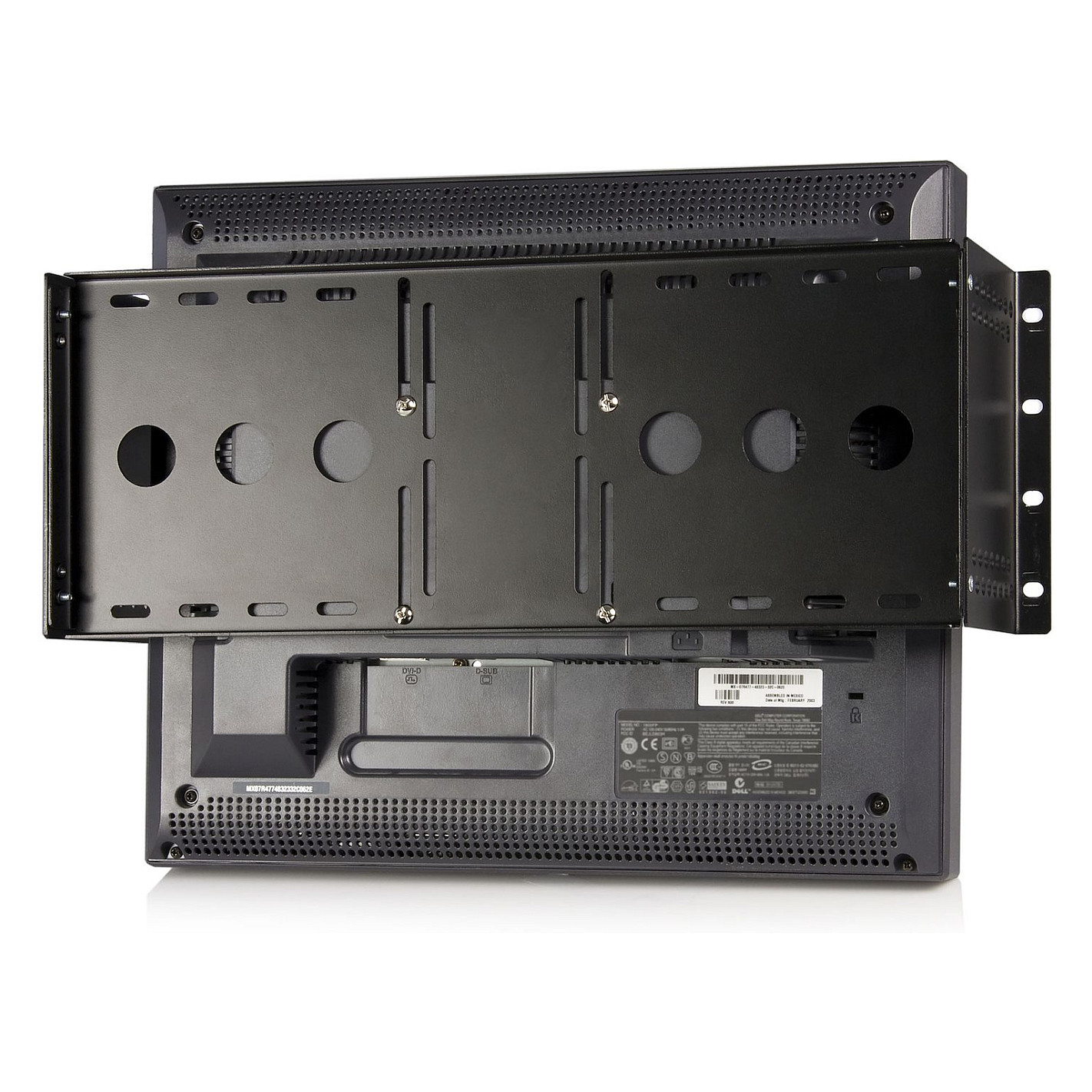 Mbajtëse për Monitor StarTech.com RKLCDBK , Rack 19" , 4U , VESA 75x75 & 100x100 , thellësi e rregullueshme - Zezë 3
