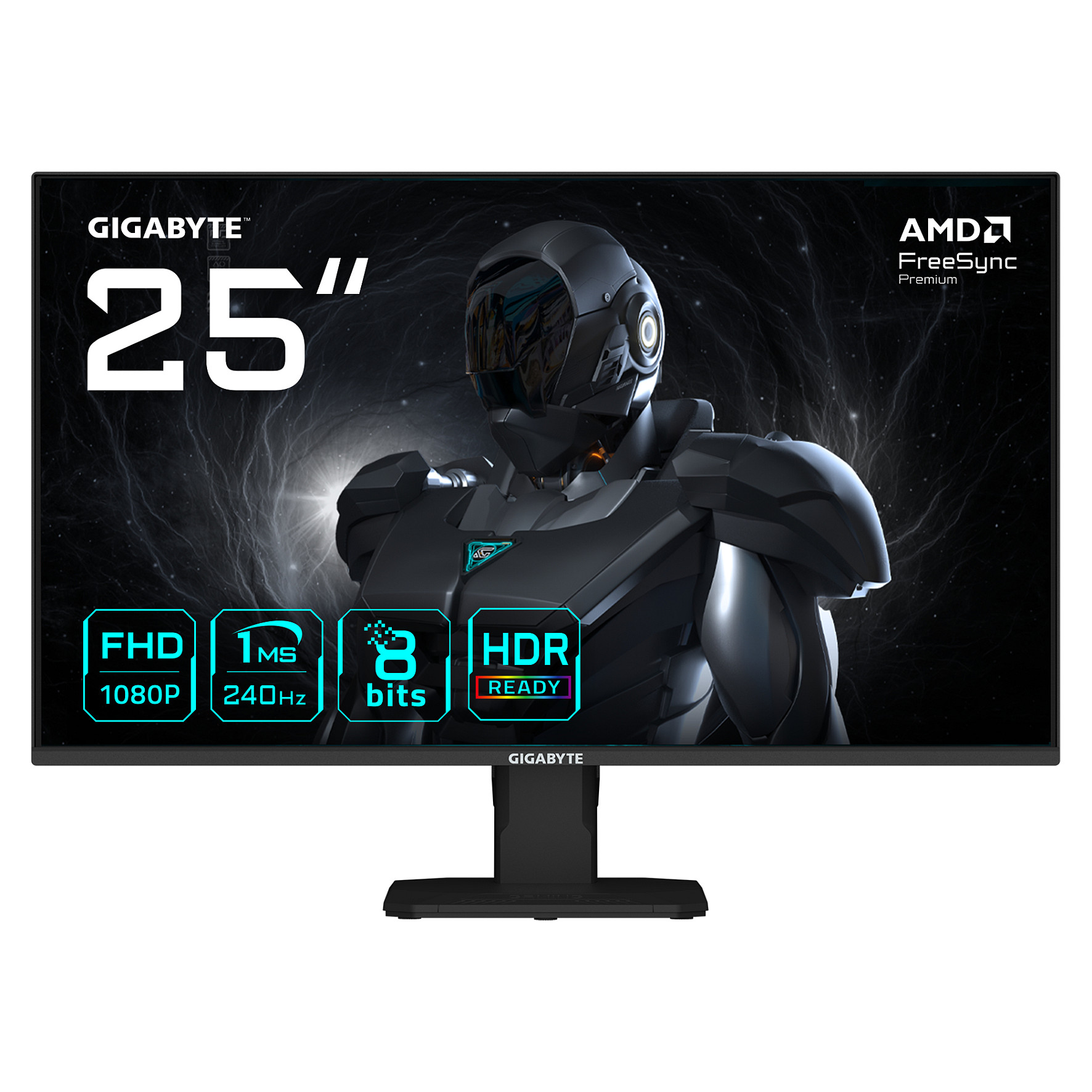 Monitor Gaming Gigabyte GS25F2A / 24.5"/ Full HD SS-IPS / LED / 240Hz / 1ms / HDMI + DisplayPort - Zezë
