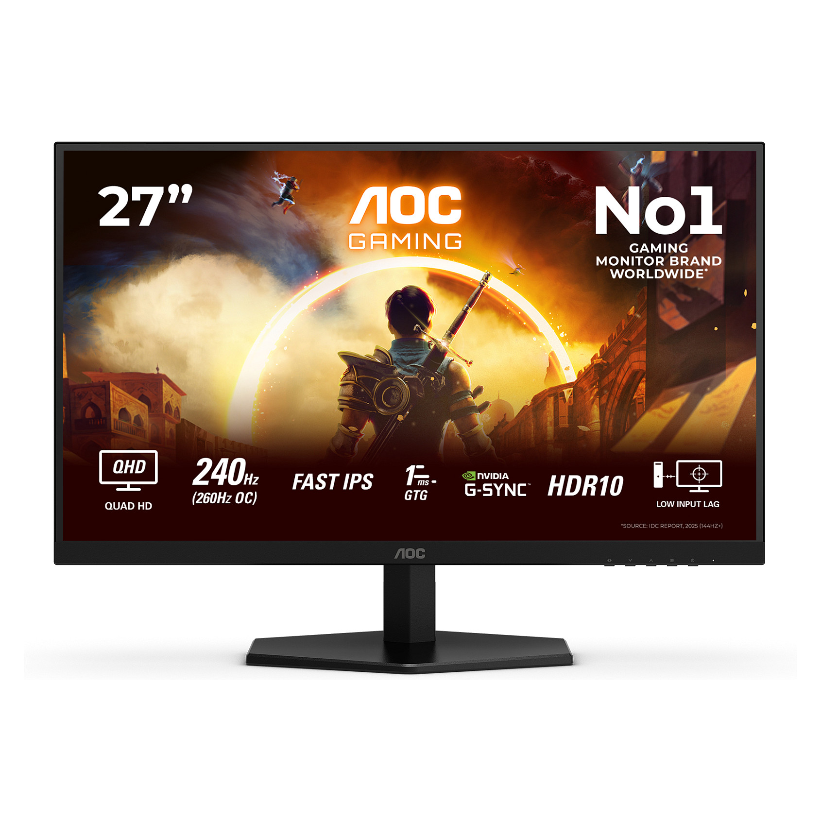 Monitor Gaming AOC Q27G42ZE / 27 Inch / Wide Quad HD / 260Hz / 1ms / I zi
