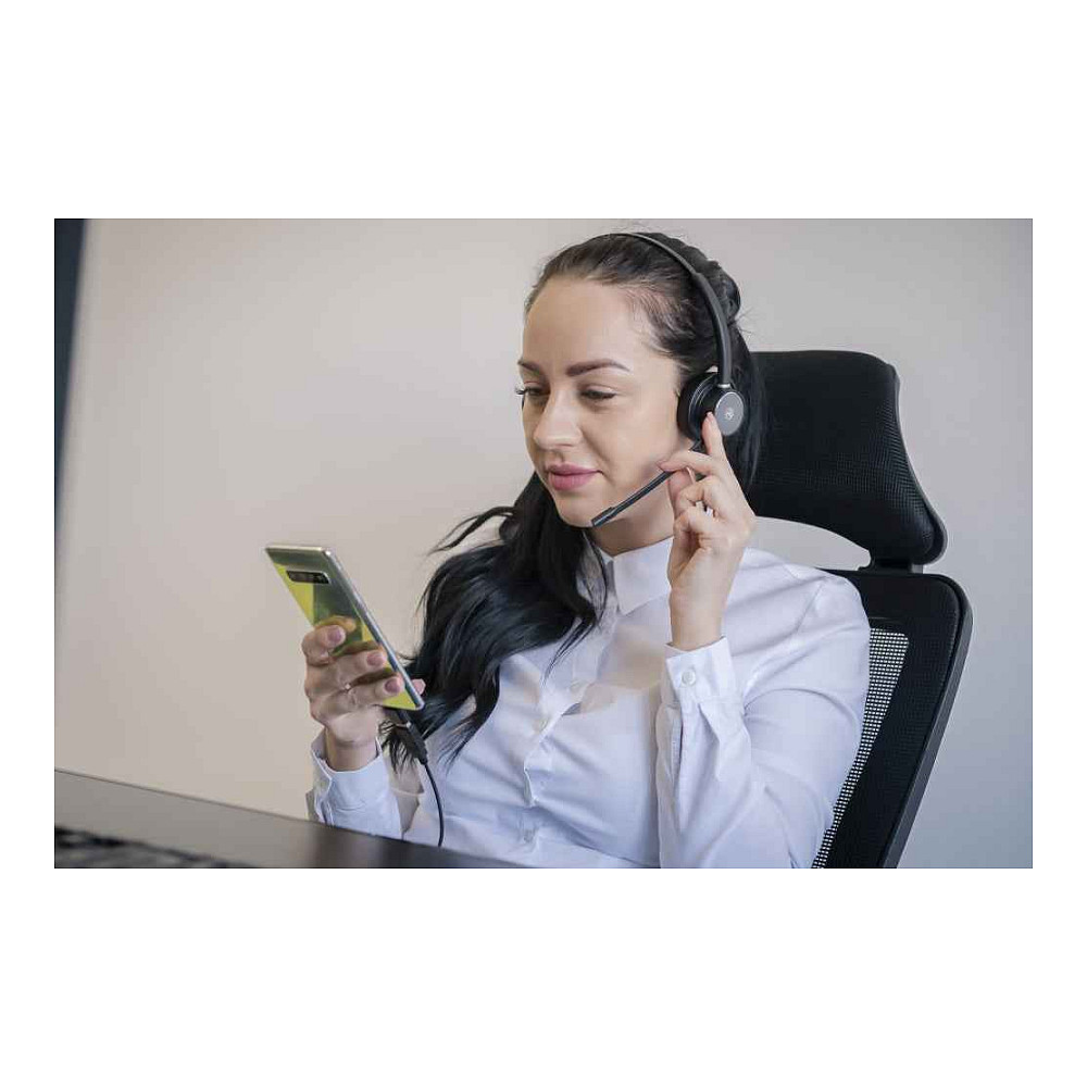 Kufje me kabllo Tellur Voice 420 / USB-A + USB-C + Jack 3.5mm / Binaural / 150–10.000 Hz - Zezë 8