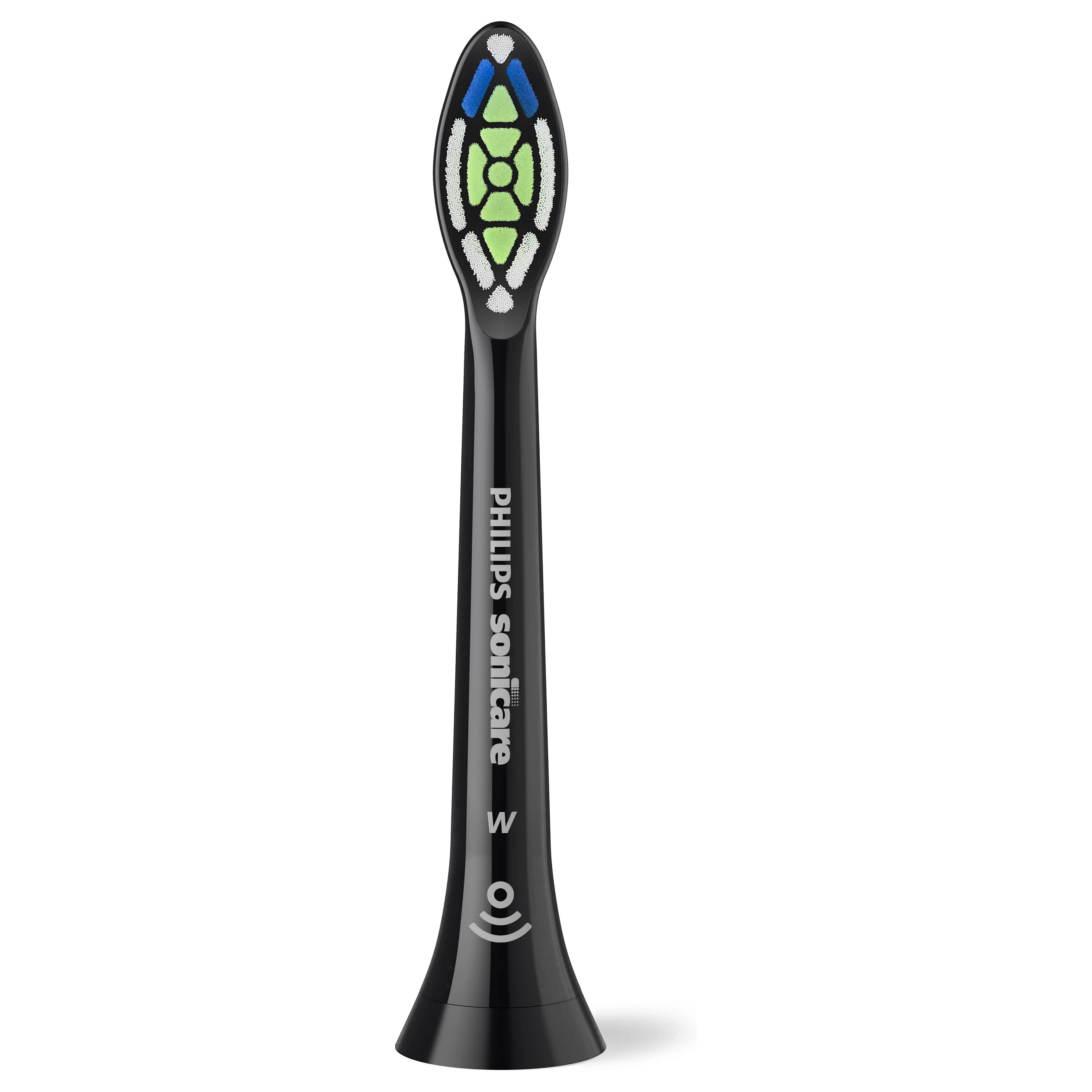 Koka zëvendësuese për furçë dhëmbësh elektrike Philips Sonicare W2 Optimal White HX6068/88 / BrushSync / Click-on / 3 Muaj / 8 Copë - Zezë 2