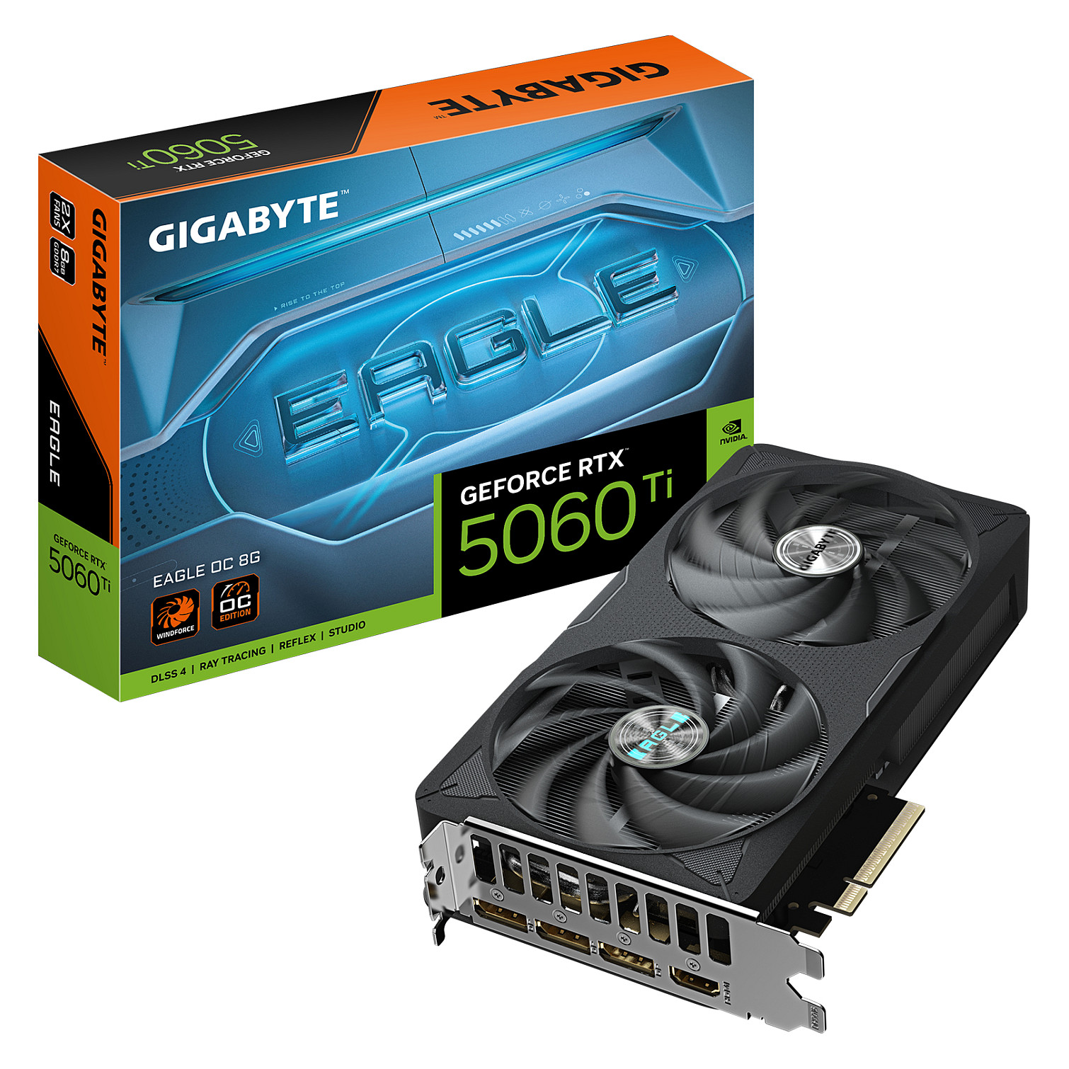 Kartelë Grafike NVIDIA GeForce RTX 5060 Ti / 8GB GDDR7 / Gigabyte EAGLE OC