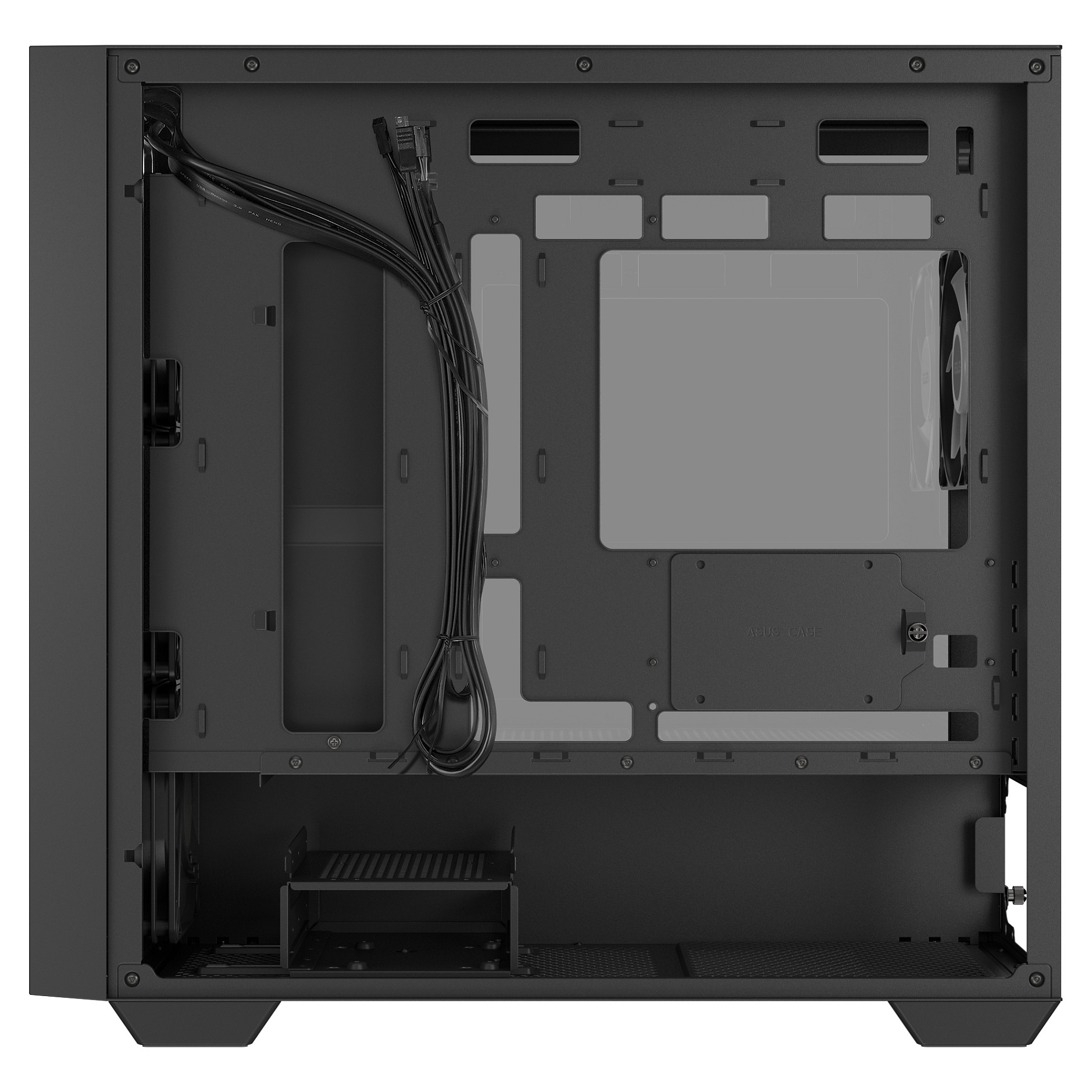 Kasë Asus A21 Plus TG ARGB -Zezë thumbnail 5