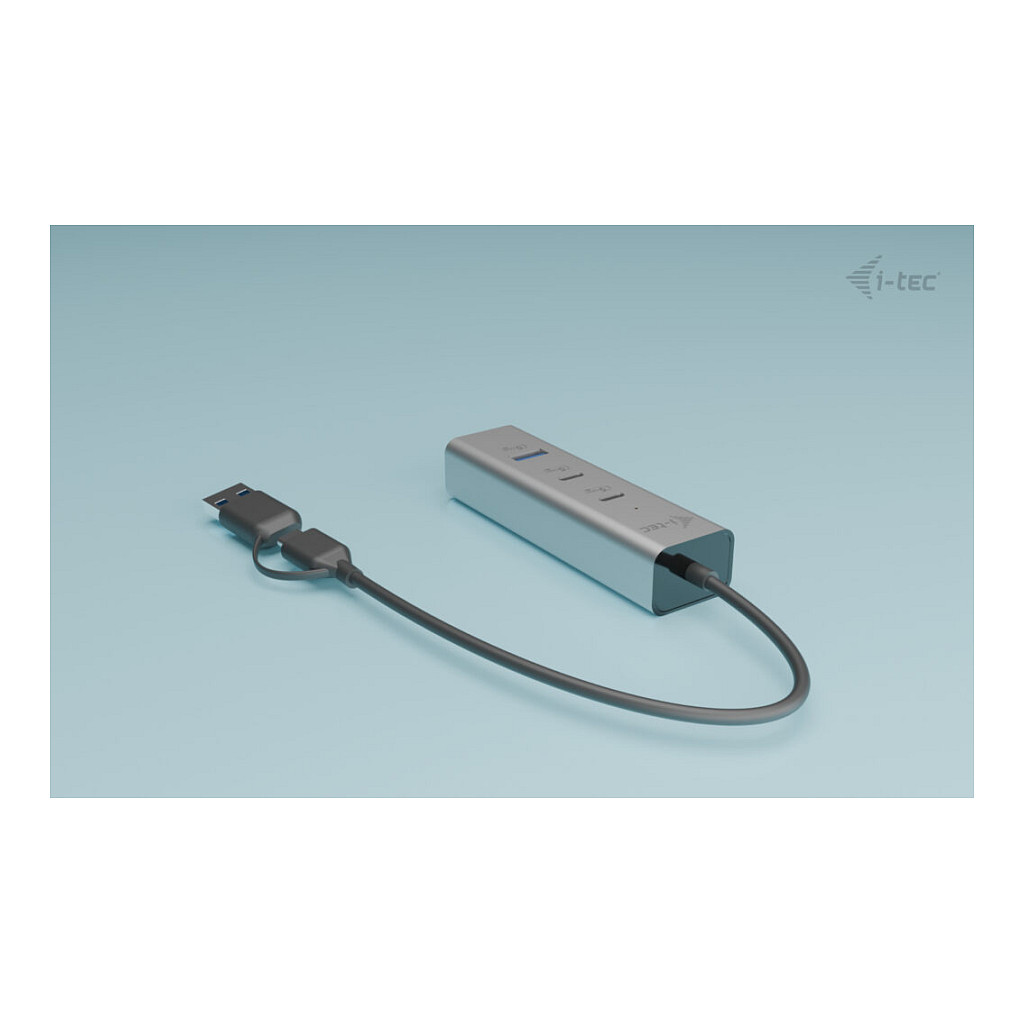 Hub i-tec CAHUBMETAL2A2CPD / 2x USB-C + 2x USB-A / 5Gbps / 85W PD – Argjend 3
